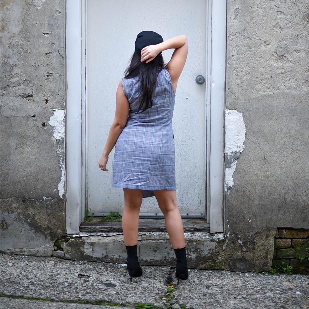 Plaid blazer dress - Picture 4 of 4